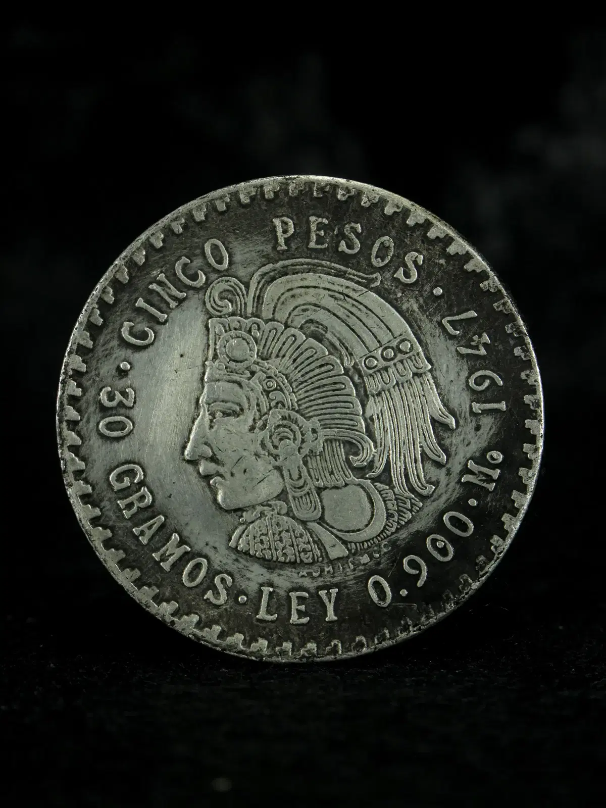 CC 550. 멕시코 1947년 쿠아우테목 5페소
