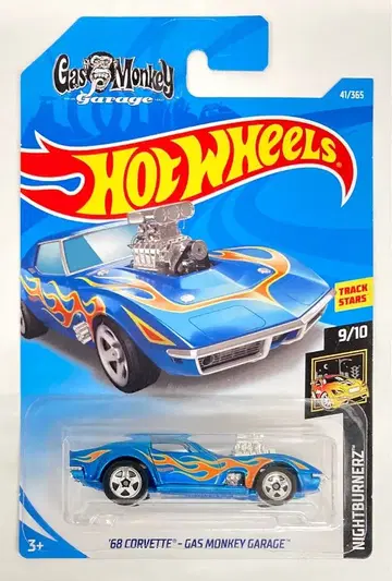 MATTEL NIGHTBURNERZ HOTWHEELS '68 Corvette FJX72