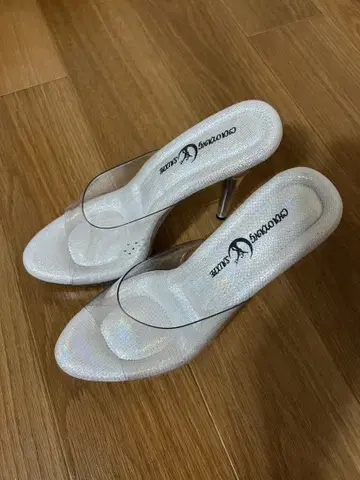 CHAOYANG SAUXIE 클리어힐 뮬 콘테스트힐