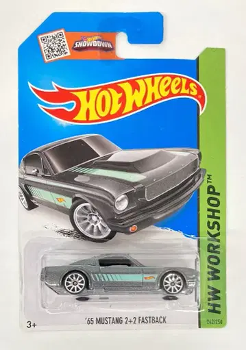 MATTEL HW WORKSHOP HOTWHEELS '65 MUSTANG 2+2 FASTBACK CFM01