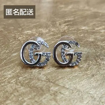 [ 새상품 ] 인터로킹 G 귀걸이 실버색