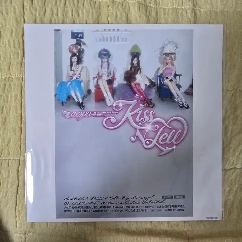 에스파 KISS N TELL Limited Edition 엽서