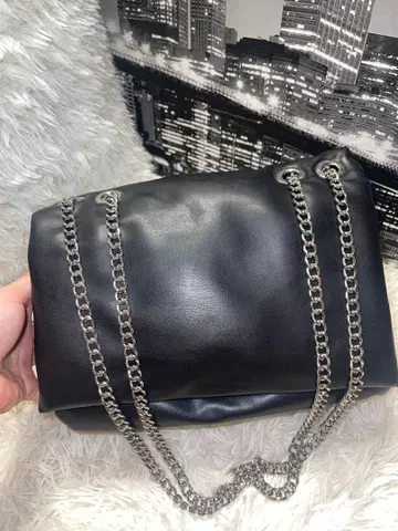 H&M 숄더백 블랙 체인