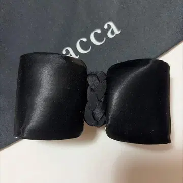 acca 머리핀 블랙 리본