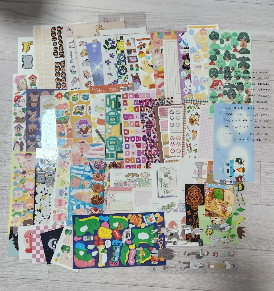 다꾸 스티커 새상품 50장