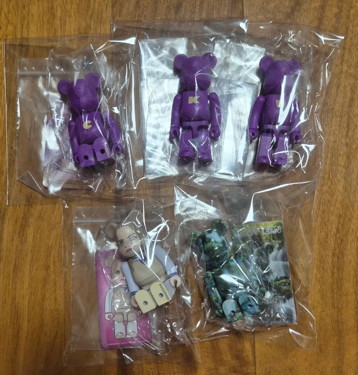 베어브릭 50탄 5종 일괄판매