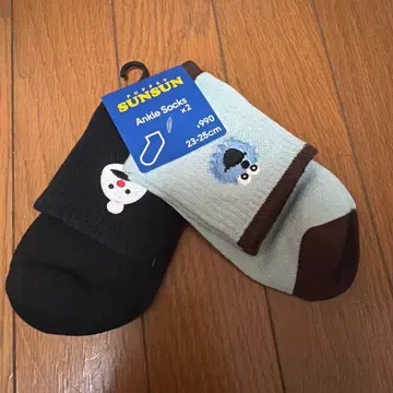 PUPPET SUNSUN GU 앵클 삭스 2족 세트