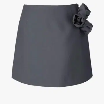 bibiy. STEPHANIE SKIRT 장미 모티브 스커트 그레이
