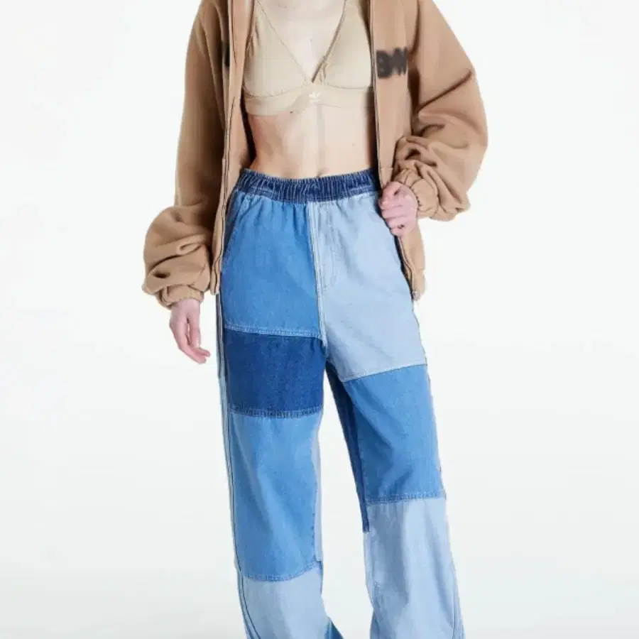 아디다스 X 크세니아 슈나이더 패치워크 진스