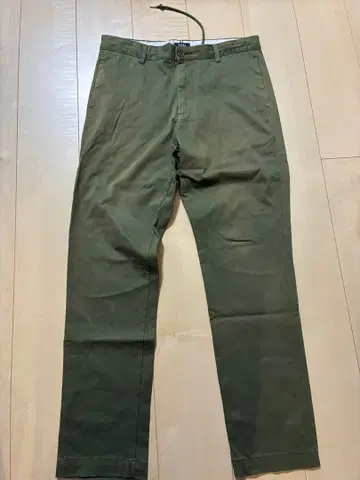 BEAMS 치노 팬츠 카키 XL