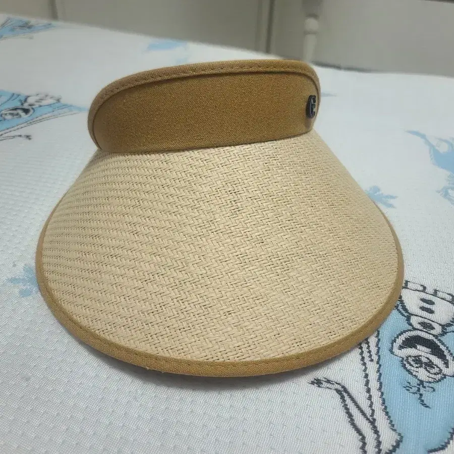 모던한 라탄 썬캡 모자(새상품)