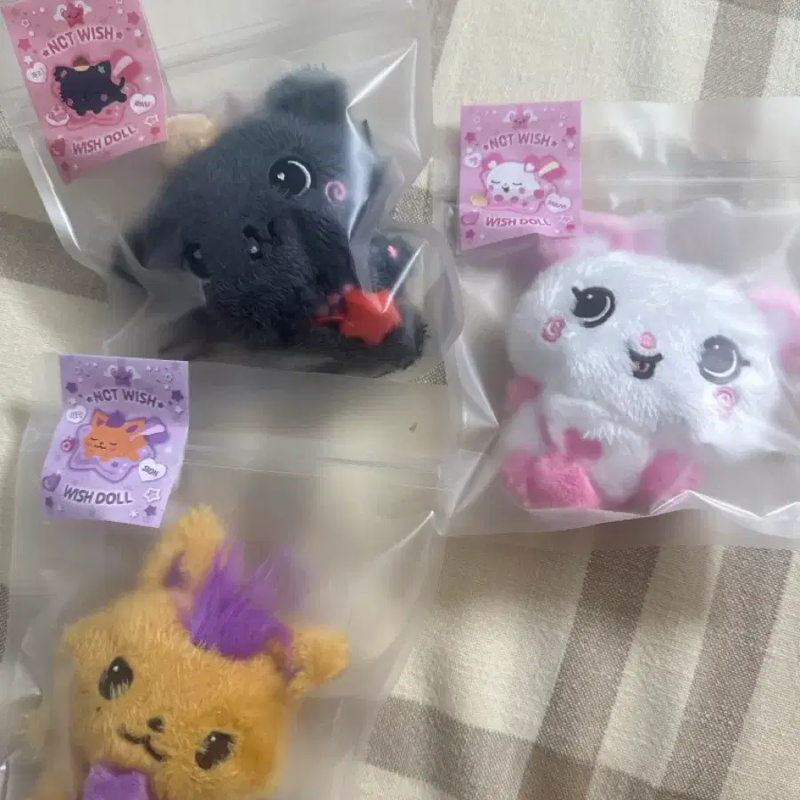 엔시티위시 리쿠(쿠리), 사쿠야(팡이), 시온(시오닝) 위시돌 미개봉 새상품