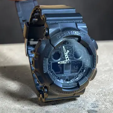 CASIO G-SHOCK 손목시계 올블랙 아나로그 디지털