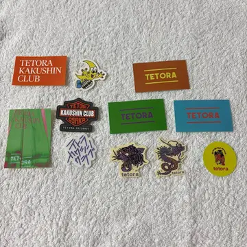 TETORA 스티커 세트 11장