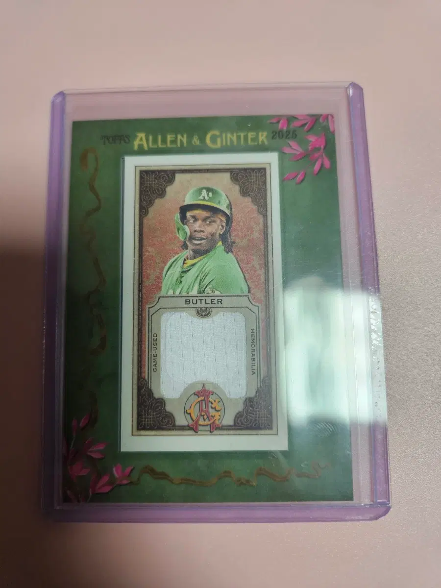 오클랜드)로렌스 버틀러 2025 Topps 저지 카드