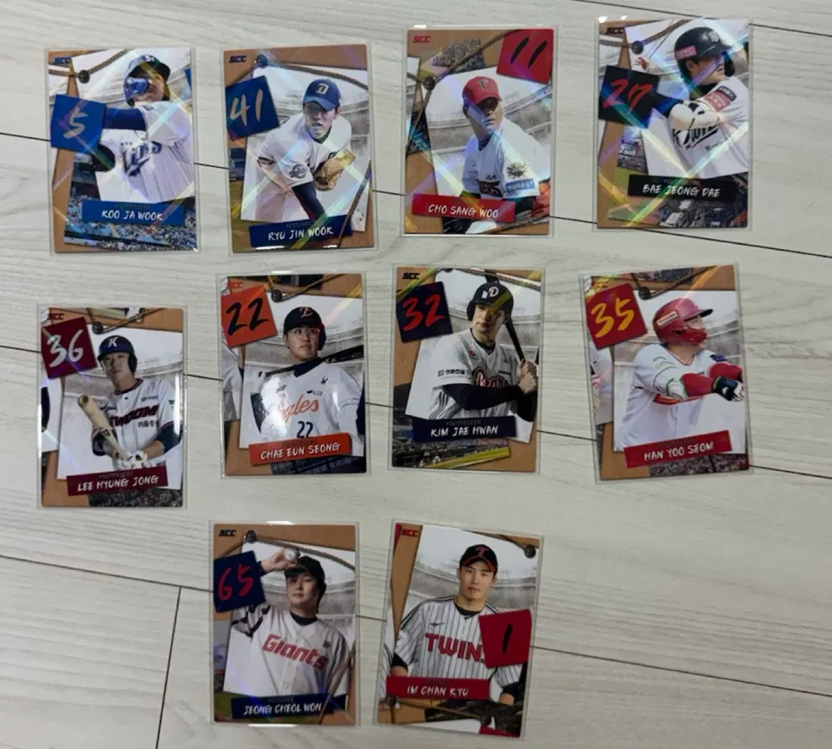 2025 kbo 퍼즐 카드 판매합니다!
