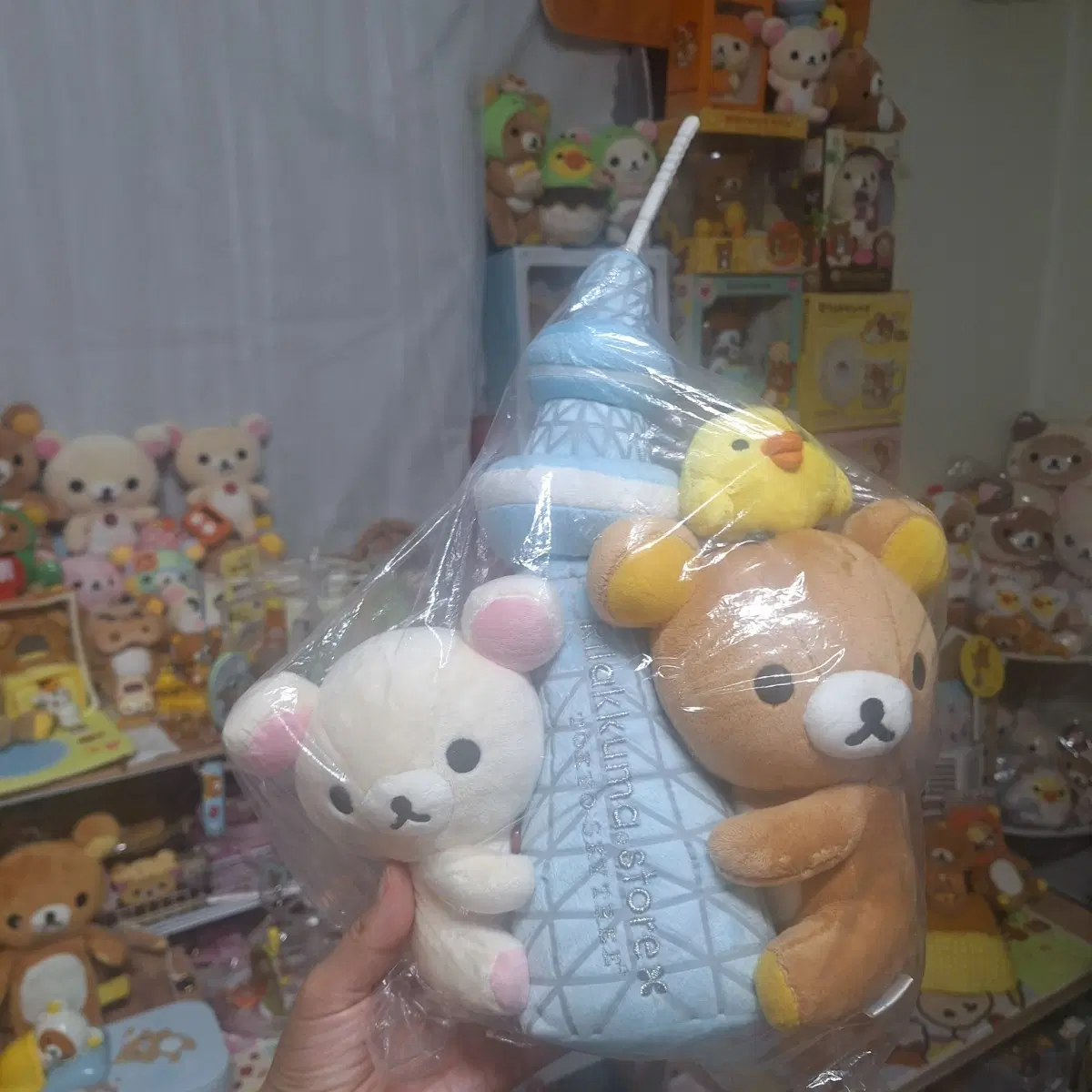 (고전)리락쿠마 도쿄 스카이트리 인형 세트