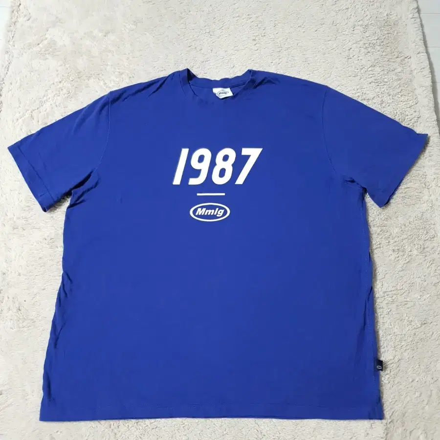 1987 반팔 티셔츠 블루 M (277