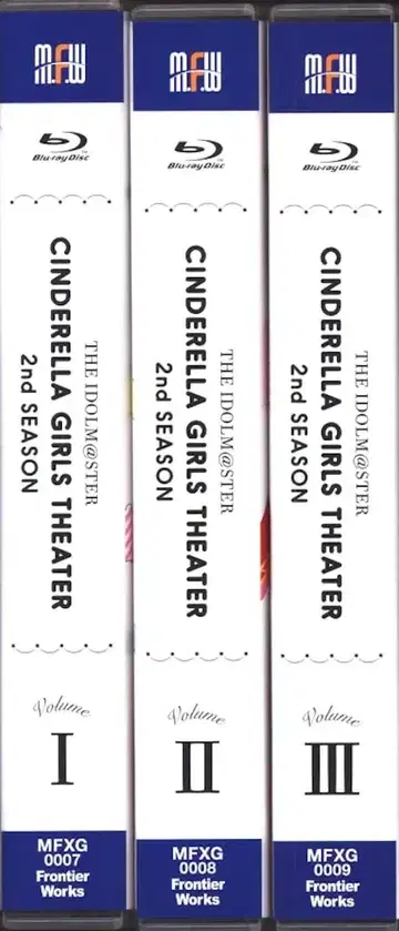 애니메이션 Blu-ray 아이돌 마스터 신데렐라 걸스 극장 2nd SEASON 전 3권 세트
