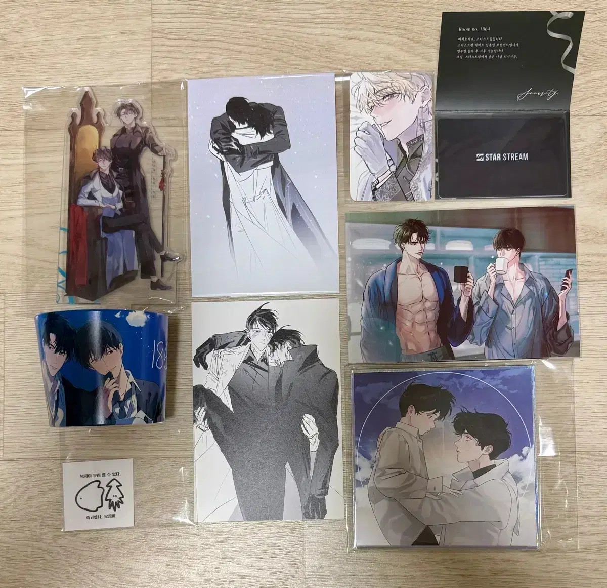 전독시 중독온 중혁독자 중독 아크릴 스탠드 엽서 렌티 카드 컵홀더 색지 김독자 유중혁 복어님 꾸시님