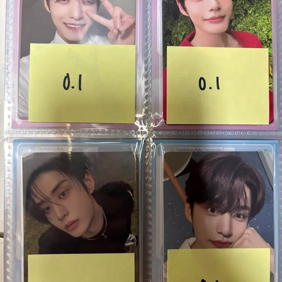 엔더블&제베원 포카 판매