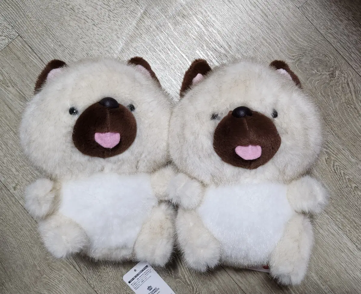 2개 일괄/투톤 애니멀(퍼피) 23cm 인형