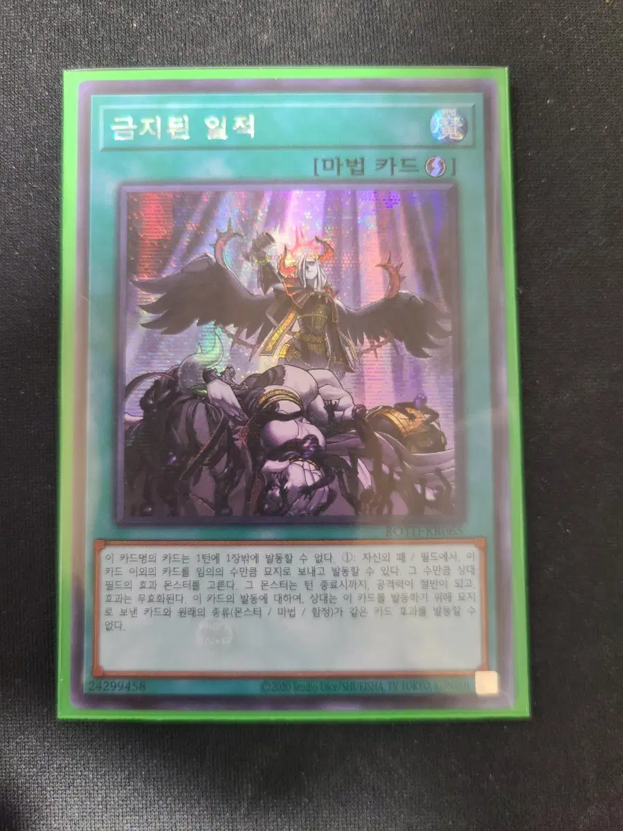 [유희왕카드] 금지된 일적 시크릿레어