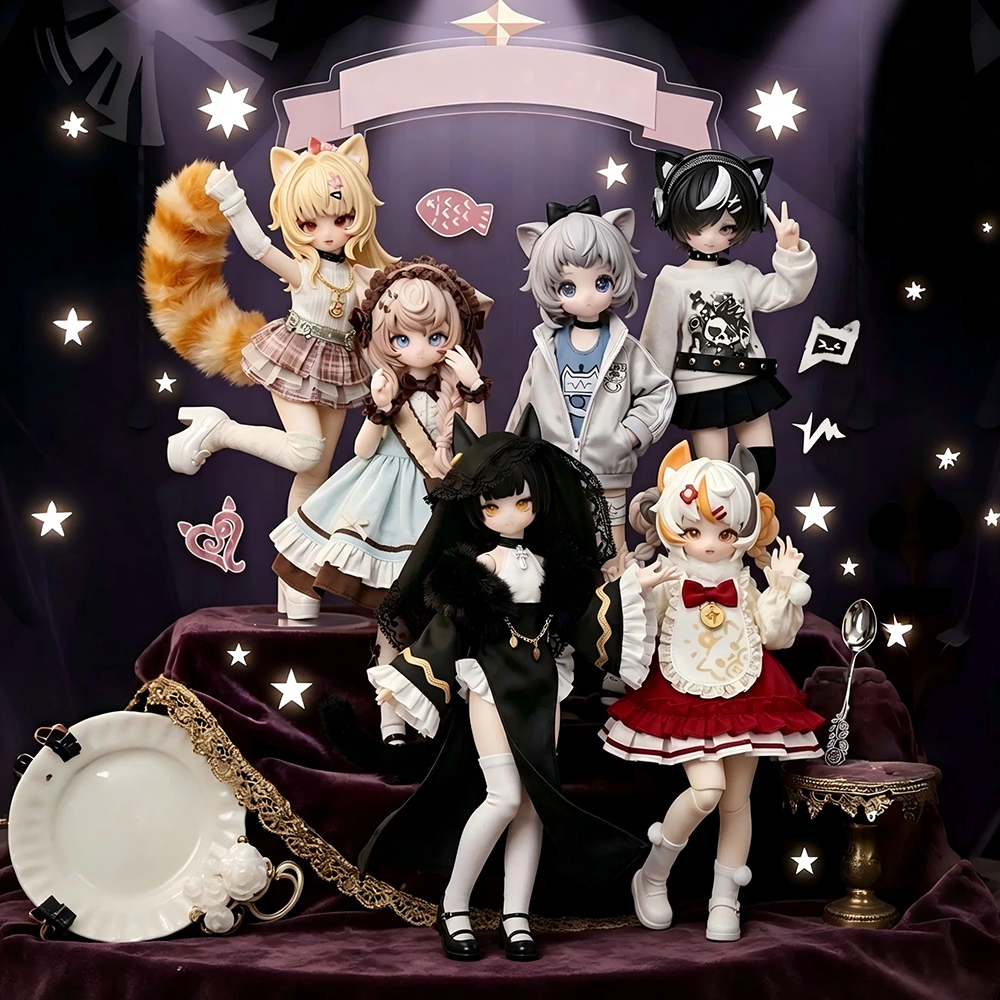 mjd bjd 냐냐냐 차원 블라인드돌 랜덤 구관 인형 구체관절인형 피규어