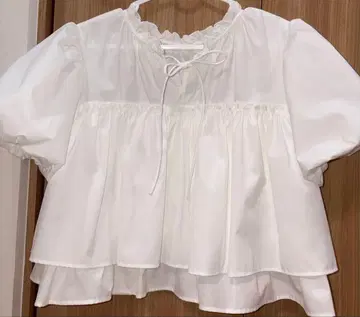 THETOE Porto Puff Blouse 화이트 S