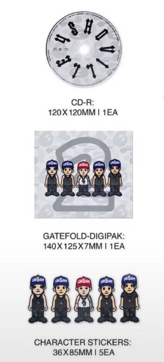 구매 롱샷 싸인앨범 bape 포쇼빌 믹스테이프 2 믹테