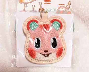 모여봐요 동물의 숲 사가라 자수 키링 애플