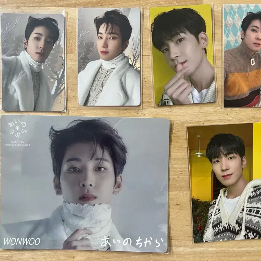 세븐틴 원우 아이노치카라 일본 앨범 포카 특전 일괄