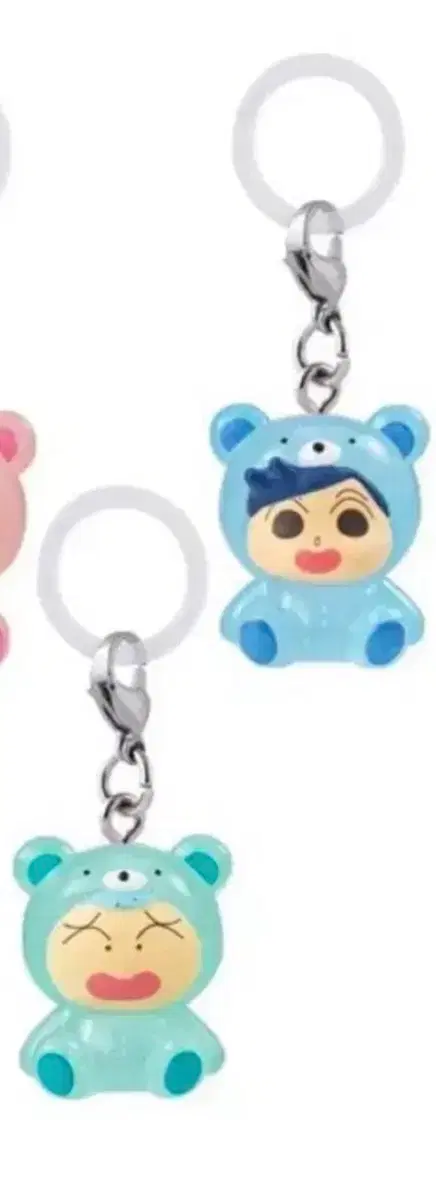 짱구는 못 말려 짱구 곰돌이 잠옷 맹구 메지루시 키링 교환