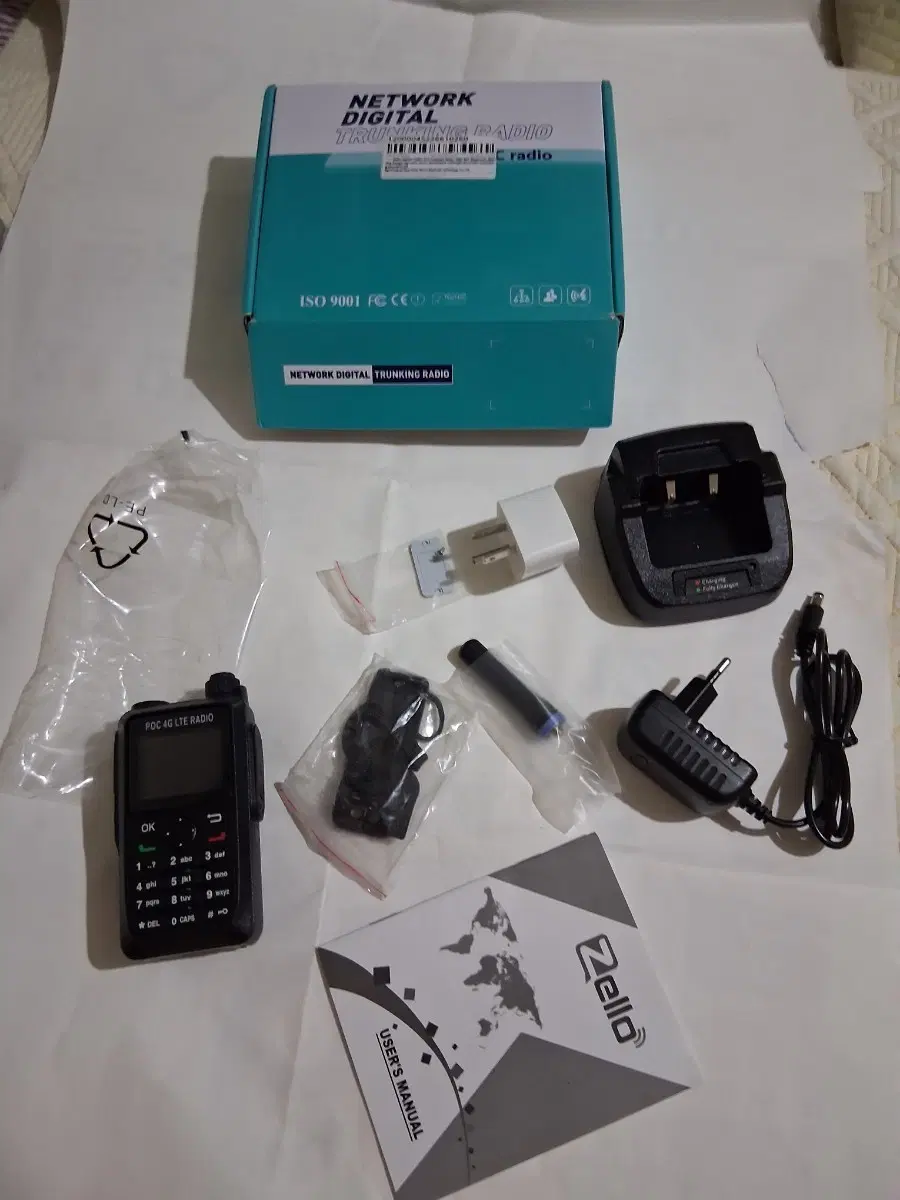 Zello POC 4G LTE 무전기 블랙 풀박스.  새제품