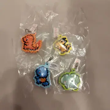 포켓몬 pokemon 픽셀 아트 동행 마스코트 4종 세트