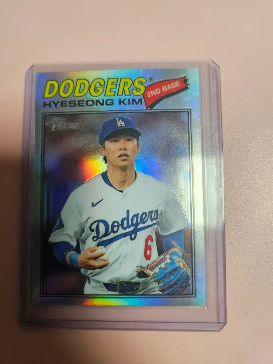 김혜성 2026 Topps Heritage 크롬 리플렉터