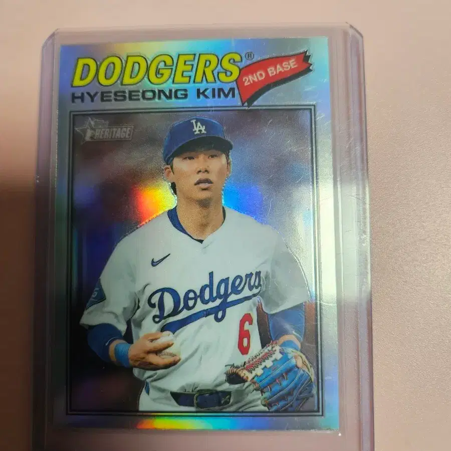 김혜성 2026 Topps Heritage 크롬 리플렉터