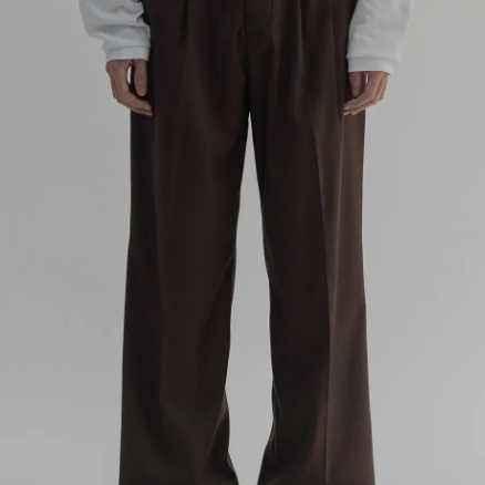 하이파이펑크-Two Wide Trousers_Brown