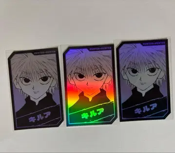 HUNTER x HUNTER 헌터헌터 키루아 홀로 카드 3장 세트