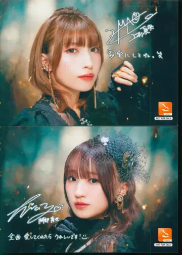 애니메이트 double Decades+infinite Resonance 초회 한정판 fripSide(우에스기 마오/아베 히사요) 특전 사진 2장 세트 애니메이트