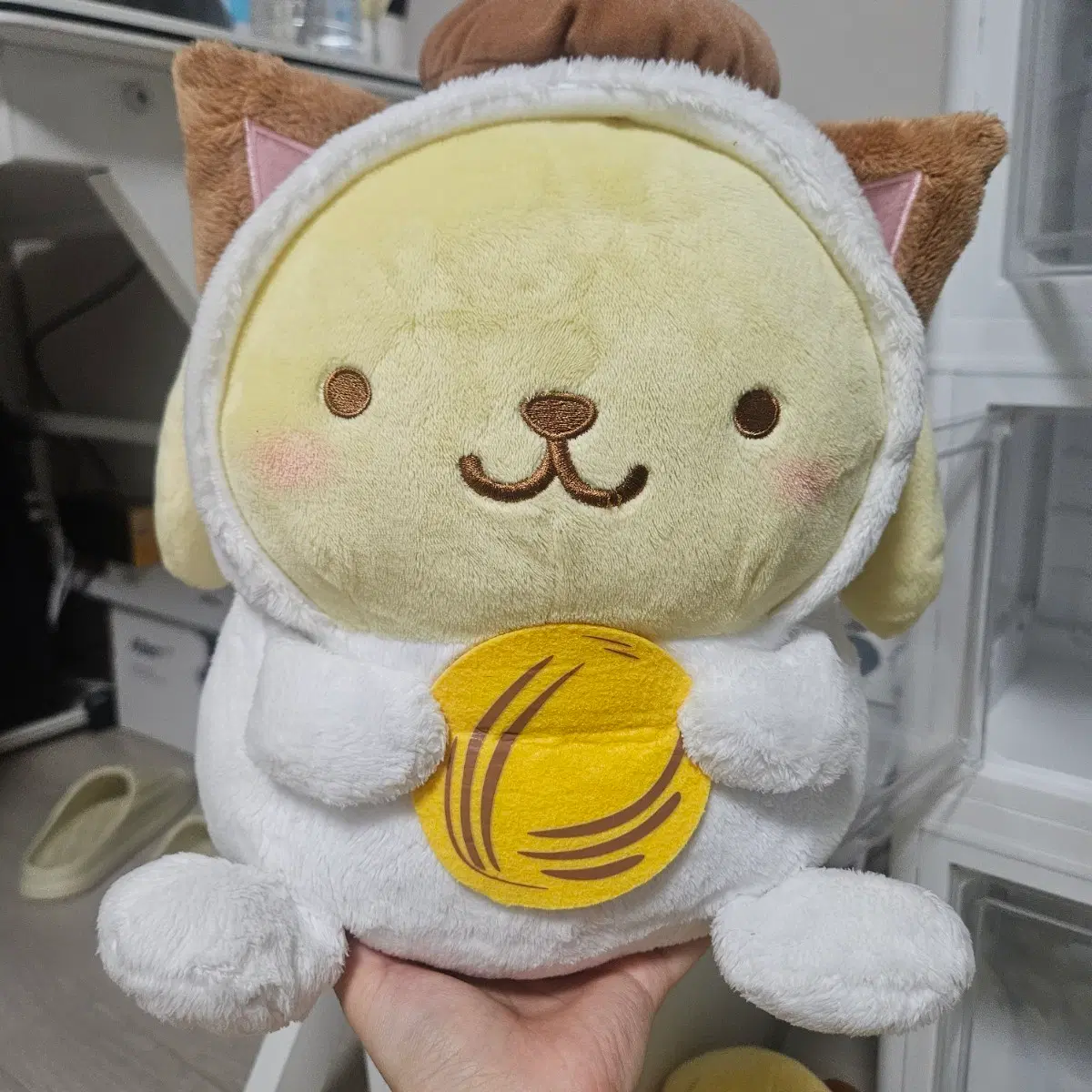 폼폼푸린 중형 인형 네코푸린 고양이 폼폼푸린
