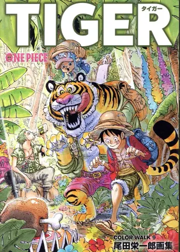 슈에이샤 애장판 코믹스 오다 에이치로 ONE PIECE COLOR WALK9 TIGER 초판