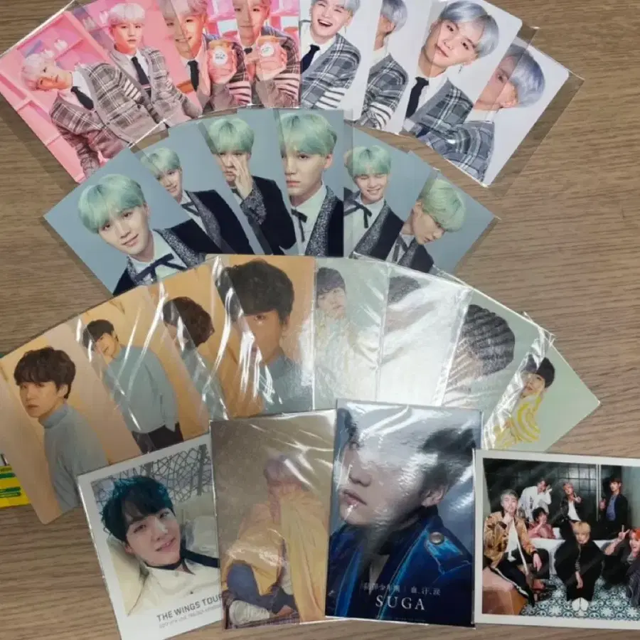BTS 방탄 슈가 윤기 미니포카 머스터 / 윙즈 / 럽셀 일괄
