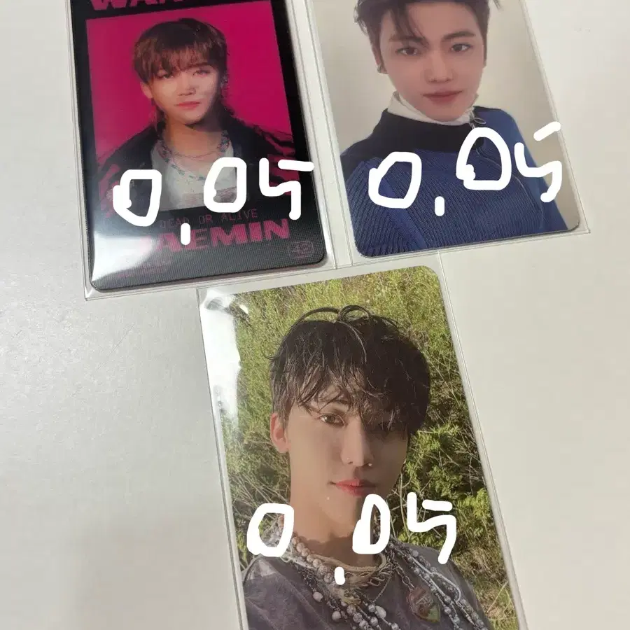 nct 재민 포카 각 0.05