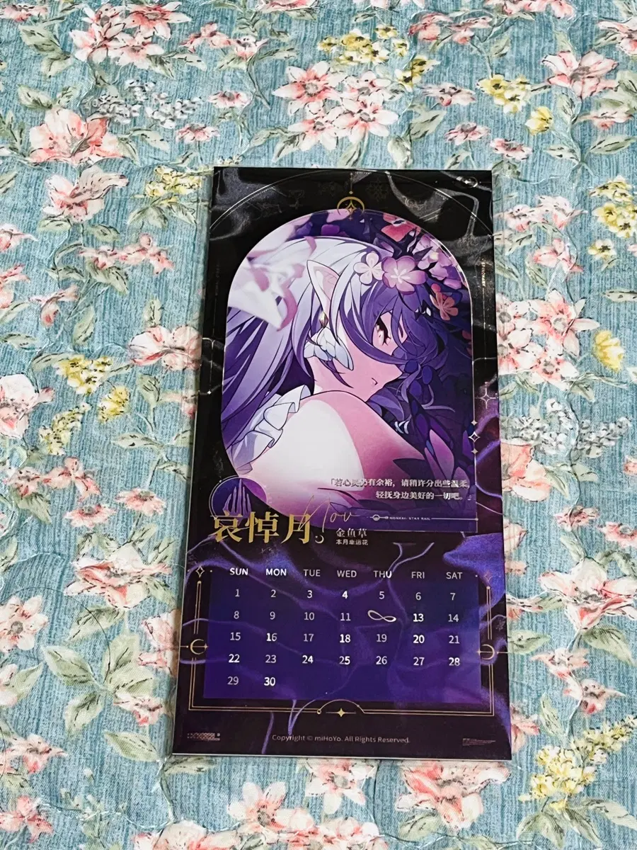 붕괴 스타레일 카스토리스 달력 판매합니다
