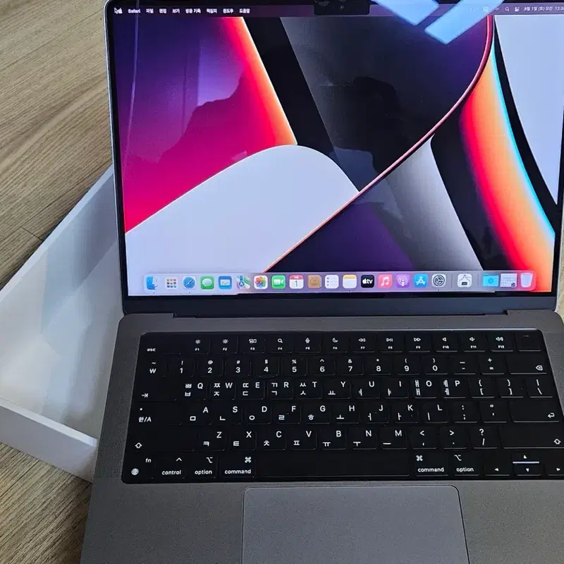 맥북프로 M1 Pro 14인치 16GB 512GB 배터리93% 풀박스 상태최상