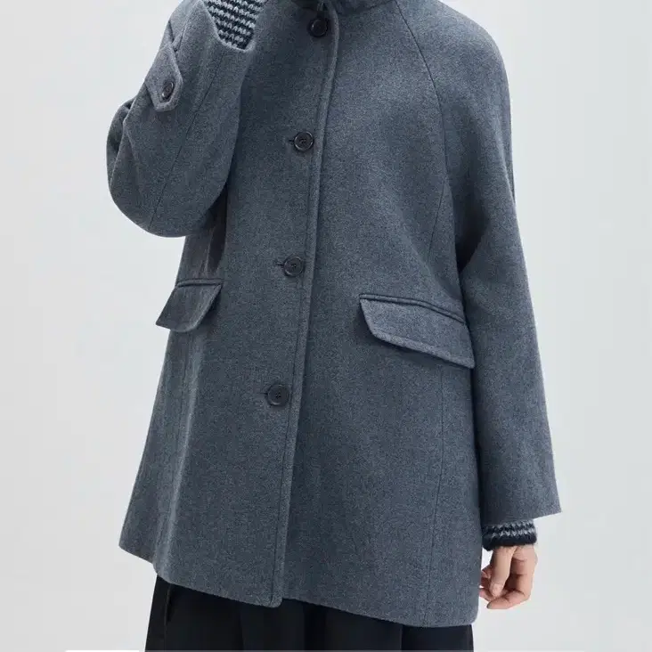 Mood Inside Women High Neck Mustang Half Coat | Bunjang Global