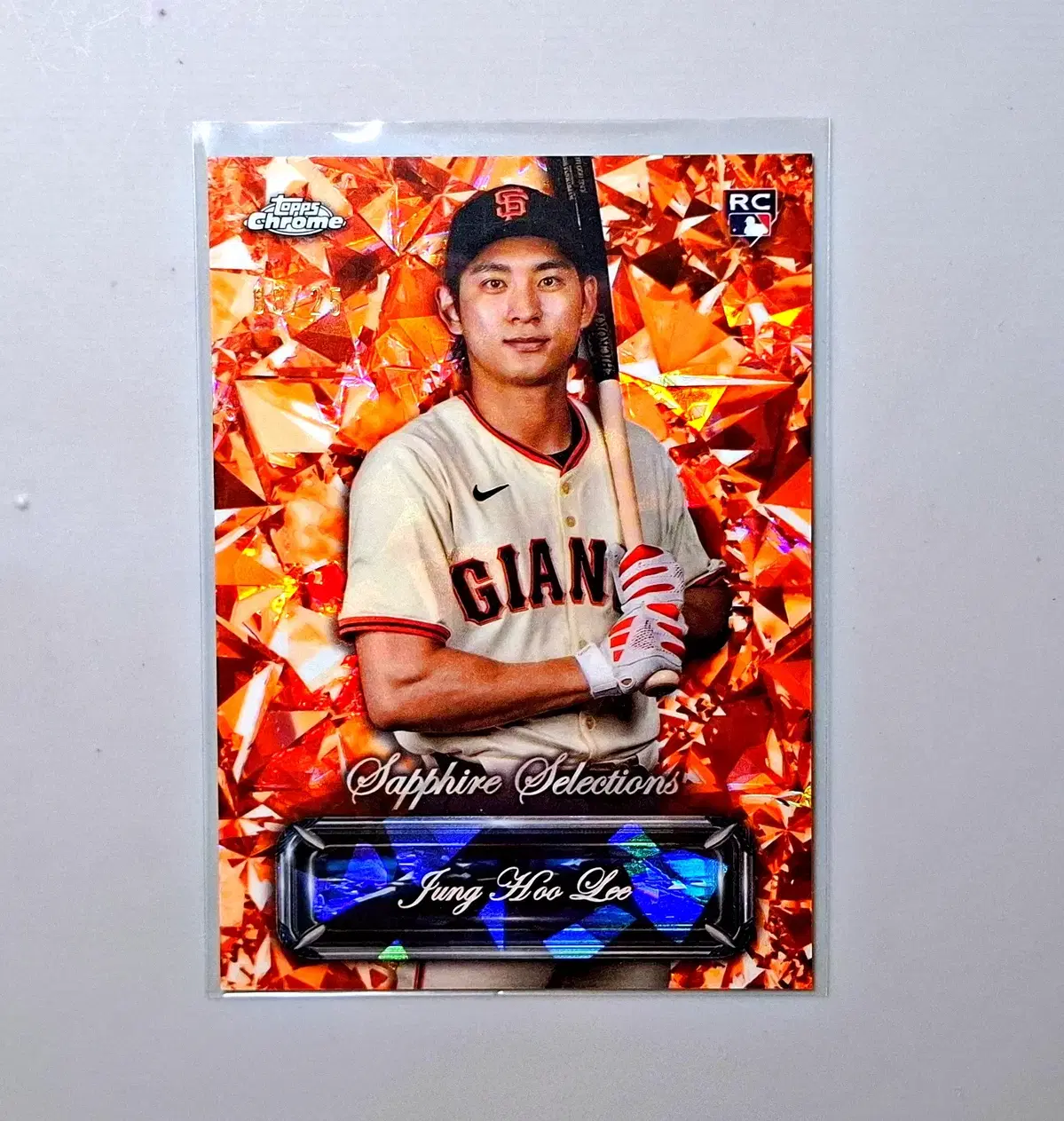 MLB 이정후 루키25한정 오렌지리플 사파이어 셀렉션스 2024 탑스크롬 사파이어 샌프란시스코