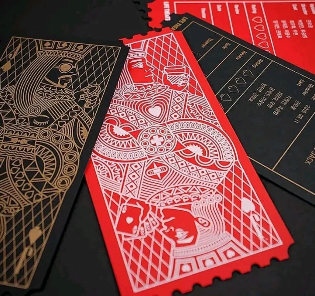 타짜 오리지날 티켓 오티 팝니다 (빨강 버전만 있음)