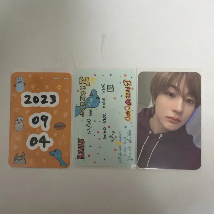 라이즈 1주년 포카팩 앤톤